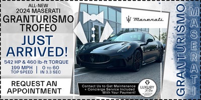 All-New 2024 Maserati GranTurismo Trofeo Available Now!