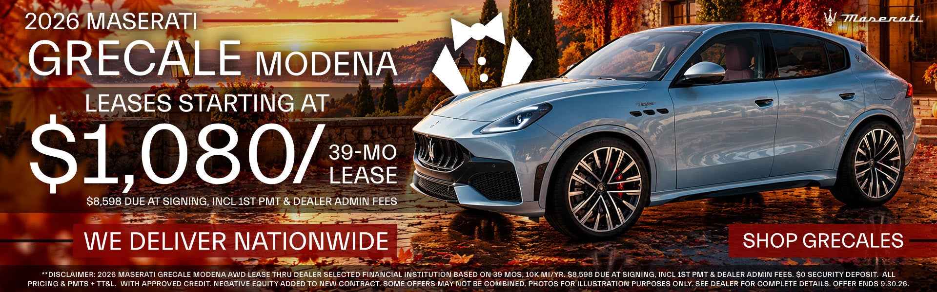 2026 Maserati Grecale - Leases Starting At $1,080/mo