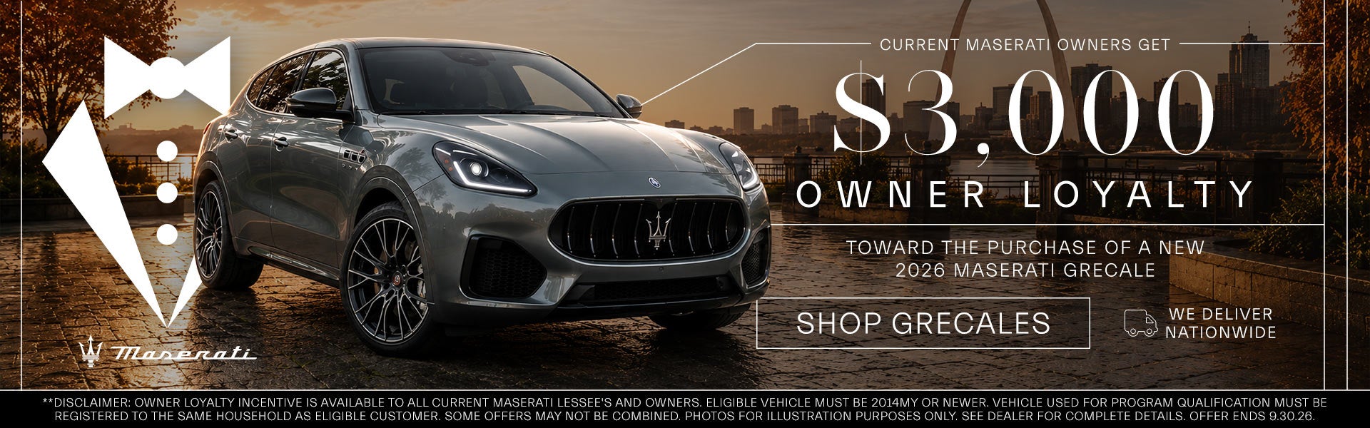 Current Maserati Owners Get $3,000 Owner Loyalty