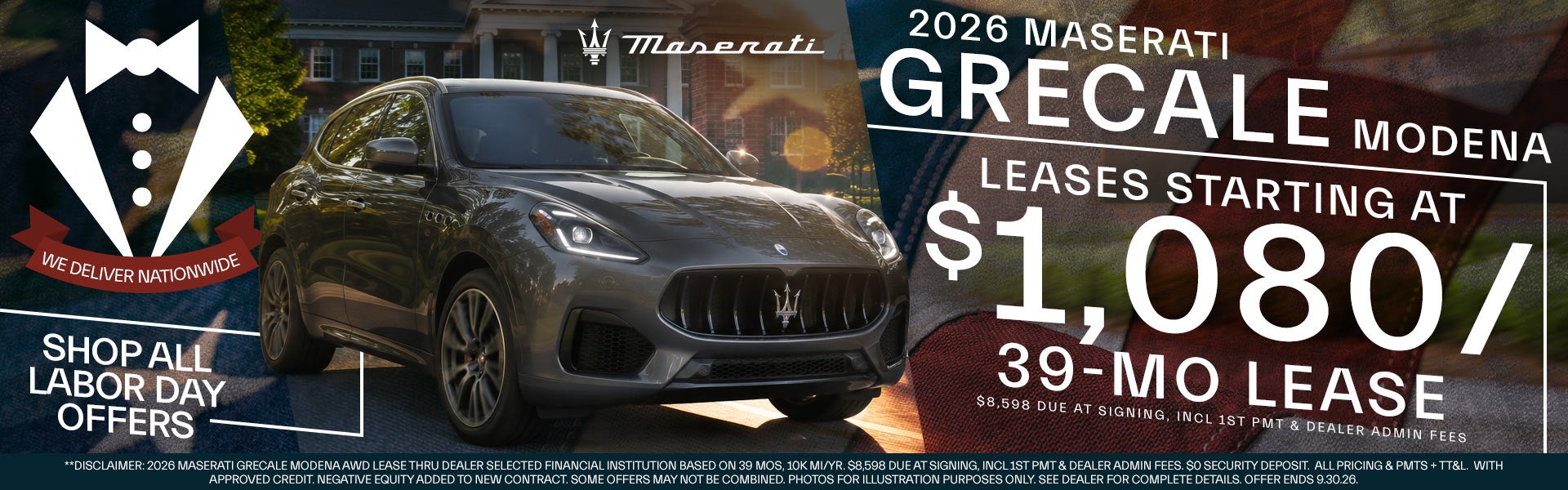 2026 Maserati Grecale - Leases Starting At $1,080/mo