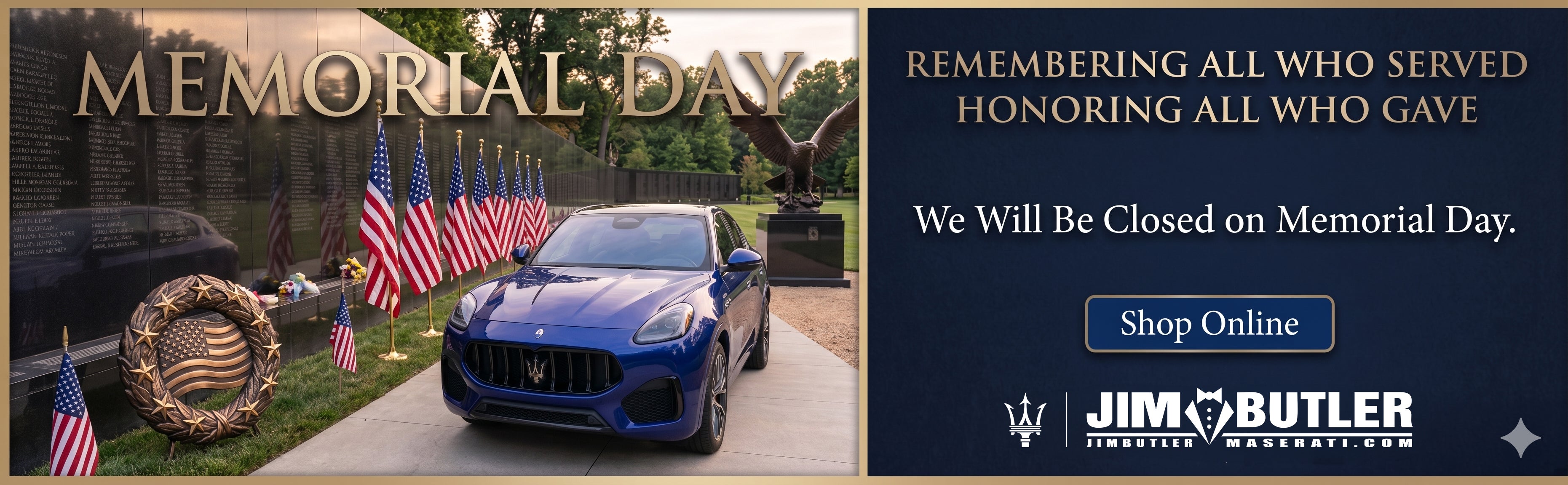 Happy New Year! Please Note We Will Be Closed On 5/25