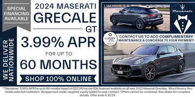 2024 Maserati Grecale GT Special Financing