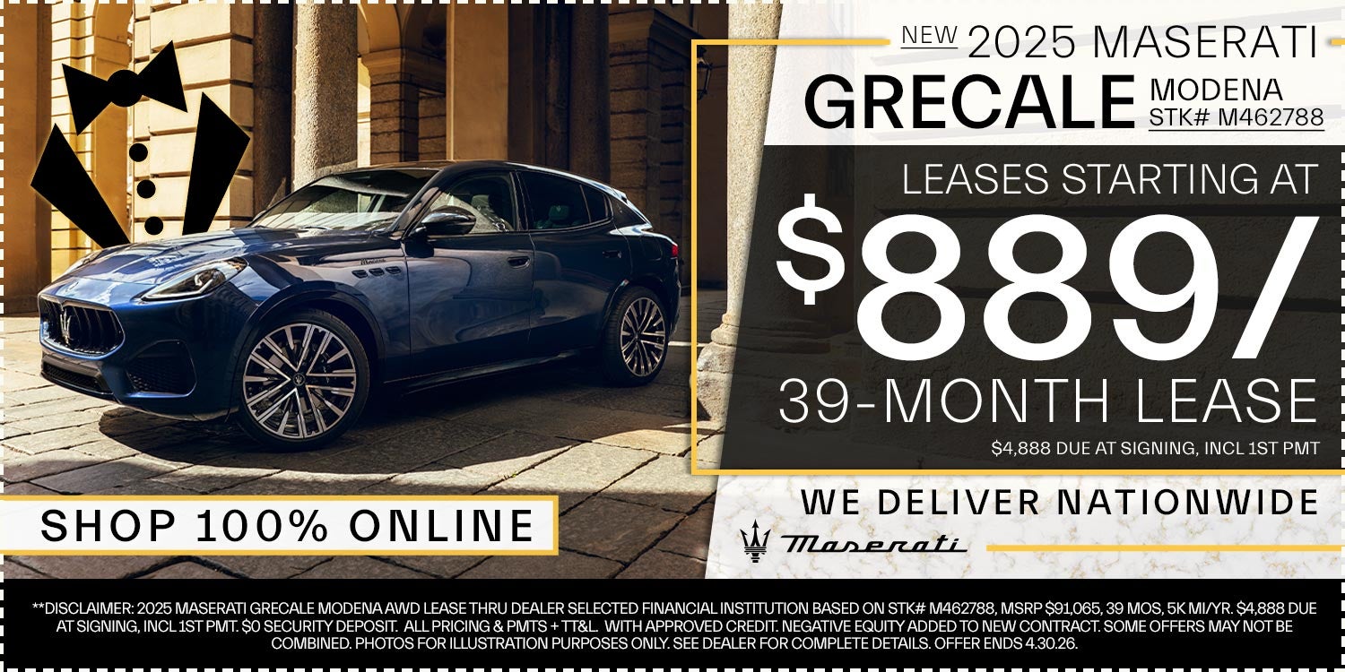 2025 Maserati Grecale Modena - Leases Starting At $889/mo For 39 Months