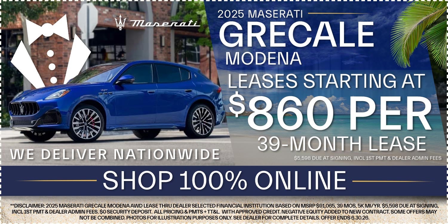 2025 Maserati Grecale Modena - Leases Starting At $860/mo For 39 Months