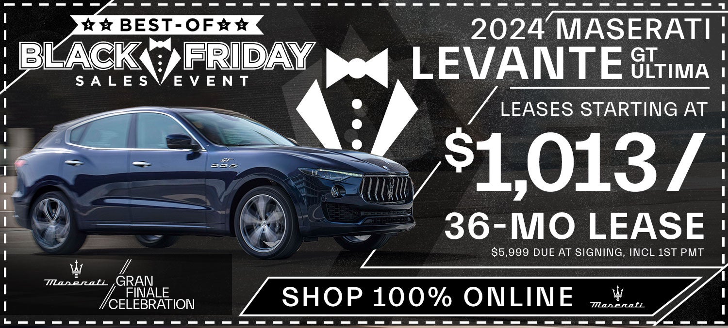 Shop New Maserati Levantes